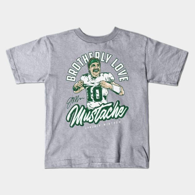 Gardner Minshew Philadelphia Moustache Kids T-Shirt by Buya_Hamkac